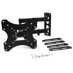 Emuca Soporte de pared para televisión inclinable y giratorio.