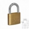 Candado Laton Arco Normal 40 mm.