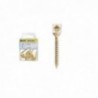 Tornillo Cabeza Plana Pozidriv Bicromatado 3,5x25 mm. 20 unidades