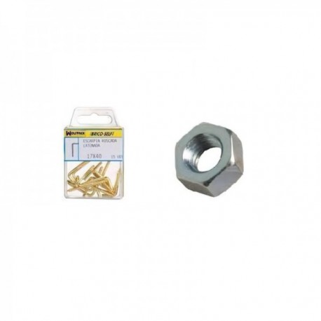 Tuerca Hexagonal Zincada M6 (30 unidades)