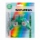Adaptador Manguera Plastico 3/4 - 1" Hembra con 2 tomas Blister