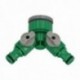 Adaptador Manguera Plastico 3/4 - 1" Hembra con 2 tomas Blister