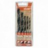 Estuche Brocas Alpen Madera 5 Piezas