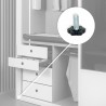 Emuca Pie nivelador para mueble con base hexagonal, M6