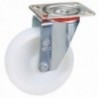 Rueda Industrial Nylon Placa 80 mm.