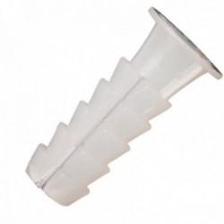 Taco Wolfpack Plástico Blanco 6 mm. (25 unidades)