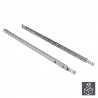 Emuca Juego de guías para cajones, de bolas, con extracción parcial, 17 mm