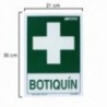 Cartel Botiquin 30x21 cm.