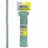 Cuerda Trenzada Polipropileno Blanca / Verde (Madeja 20 m.)