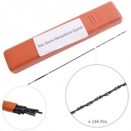 Pelo Sierra Marqueteria Espiral 3-13 (Estuche 144 pzas.)
