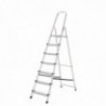 Oryx Escalera Aluminio 7 Peldaños Plegable, Uso doméstico, Antideslizante, Ligera y Resistente