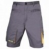 Pantalones Cortos DeTrabajo, Multibolsillos, Resistentes, Gris/Amarillo Talla 54/56 XXL