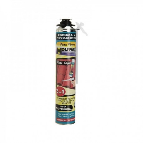 Espuma Poliuretano 750 ml. Tejas Para Pistola
