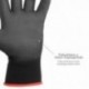 Guantes Poliuretano / Nylon Impregnado 9" (Par)