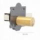 Cerrojo b-5 llave y pulsador pasador de 143mm cilindro redondo de 50mm
