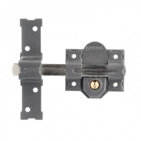 Cerrojo b-8 llave 2 lados de 165mm cilindro de pera de 50mm