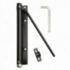 Muelle Puerta Wolfpack Aluminio Anodizado Negro (Blister 1 Pieza)
