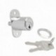 Cerradura Puerta Corredera Pulsador 147/27 mm. Cromado
