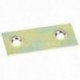 Placa Wolfpack Bicromatado 80x20 mm.