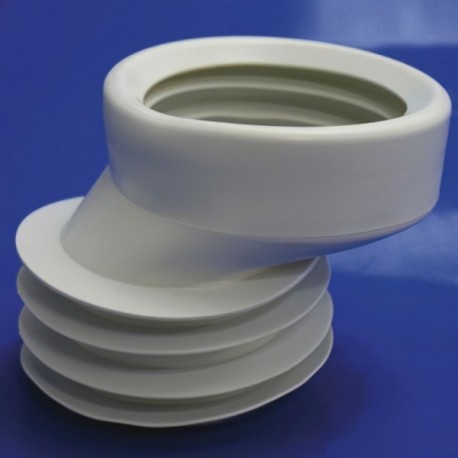 Manguito Inodoro Flexible T-114 Excentrico 90
