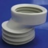 Manguito Inodoro Flexible T-114 Excentrico 90