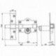 Cerrojo Fac 101-l/105-p Llaves Iguales