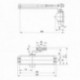 Cierrapuertas Tesa DC120 F2-4 Sin Retenedor Plateado