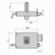 Cerradura Cvl 125ar/ 10/he Derecha