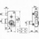 Cerradura Lince 5056B-BO/ 60 Derecha