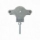 Polea Tendedero Wolfpack Zincado 40 mm. Roldana Metal con Tornillo
