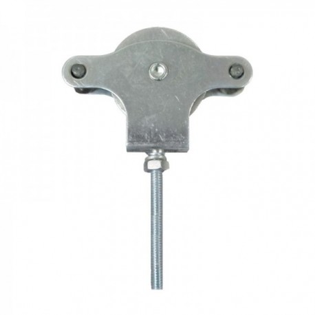 Polea Tendedero Wolfpack Zincado 60 mm. Roldana Metal con Tornillo