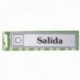 Rotulo "Salida"