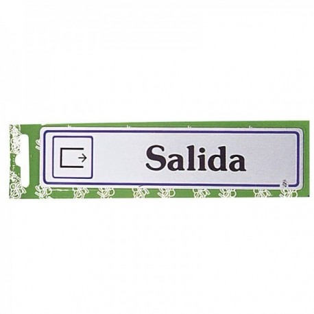 Rotulo "Salida"