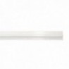 Burlete Puerta Pvc Transparente Con Goma 1 Metro
