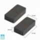 Iman Wolfpack Ferrita Rectangular 47x22x10 mm. (Blister 2 Piezas)