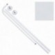 Barra Baño Curva 18 mm. (80x 80 A 122) Blanco