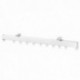 Riel Aluminio P950 Sin Cordon 2,50 Metros Blanco