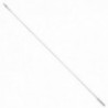 Tirador Riel Aluminio Plastificado 1,0mt Blanco