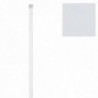 Barra Baño Recta Extensible 18 mm. (0,74-1,26) Blanco