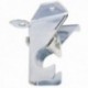 Soporte Techo Chy-cort Ø12 mm. Plata 43 mm.
