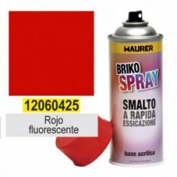 Spray Pintura Rojo Fluorescente 400 ml.