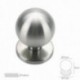 Pomo Puerta Esferico Color Inox Oryx