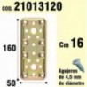 Soporte Para Madera Placa Bicromatada 50x160 mm.