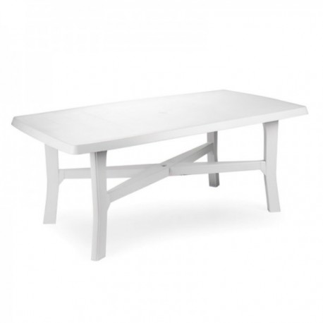Mesa Resina Blanca 180x100 cm.
