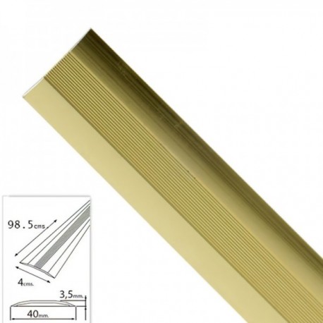 Tapajuntas Adhesivo Para Moquetas Metal Oro 98,5 cm.