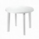Mesa Resina Blanca Diametro 90 cm.