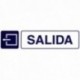 Rotulo Adhesivo 250x63 mm. Salida