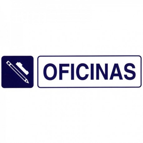 Rotulo Adhesivo 250x63 mm. Oficinas