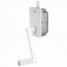 Torno Elevacion Persiana Empotrar Blanco