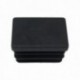 Contera Rectangular Negra 25x35mm. Blister 4 piezas.